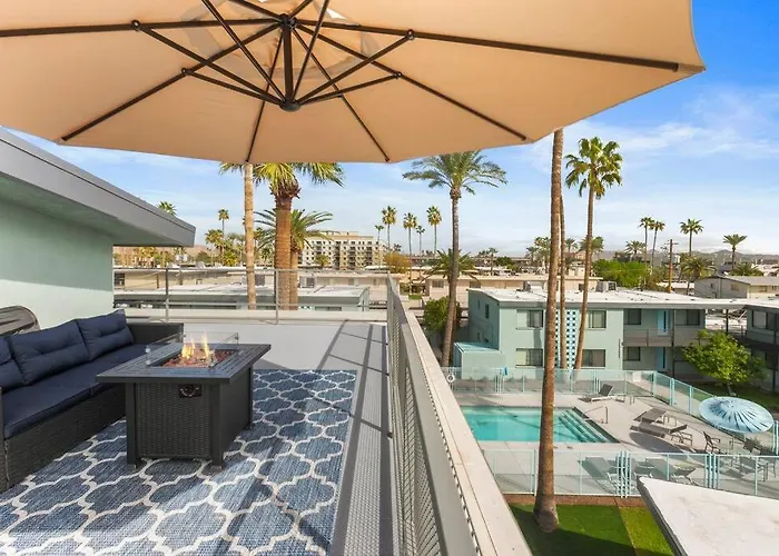 Apartment Poolside W Rooftop Deck - Walk To Old Town Scottsdale